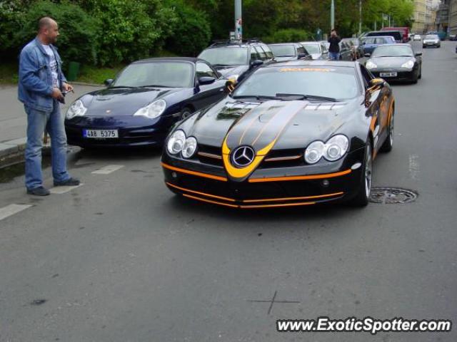 Mercedes SLR spotted in Prague, Czech Republic