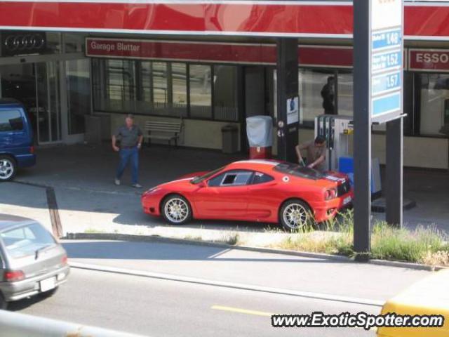 Ferrari 360 Modena spotted in Visp, Switzerland