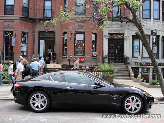 Maserati GranTurismo spotted in Boston, Massachusetts