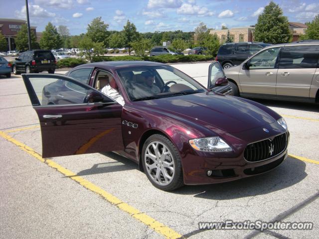 Maserati Quattroporte spotted in Deerpark, Illinois