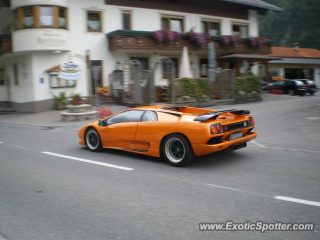 Lamborghini Diablo spotted in Holzgau, Austria