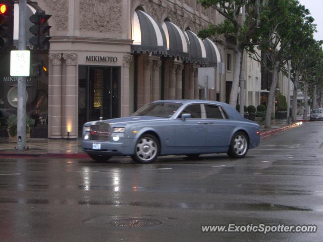 Rolls Royce Phantom spotted in Beverly Hills, California