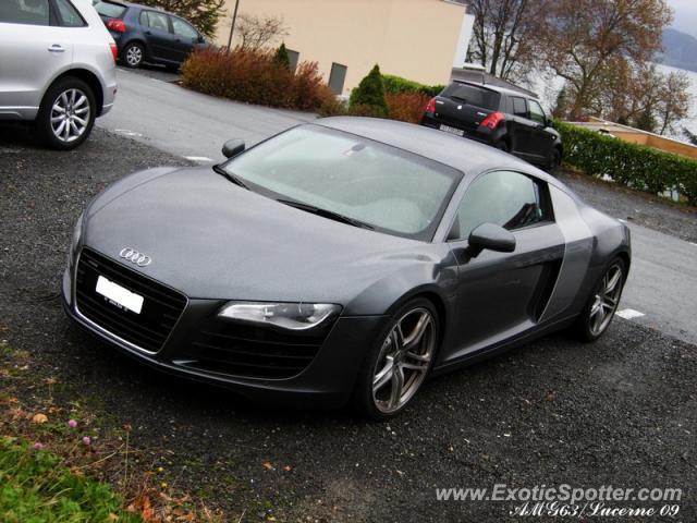 Audi R8 spotted in Weggis, Luzern, Switzerland