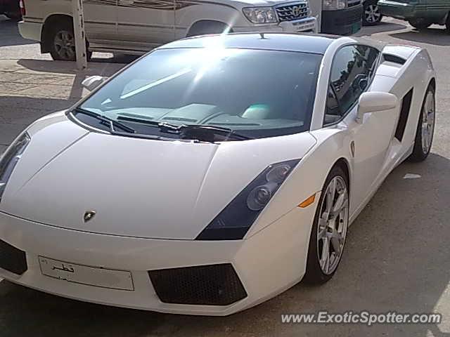 Lamborghini Gallardo spotted in Doha, Qatar