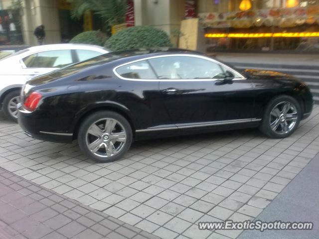 Bentley Continental spotted in Shanghai, China