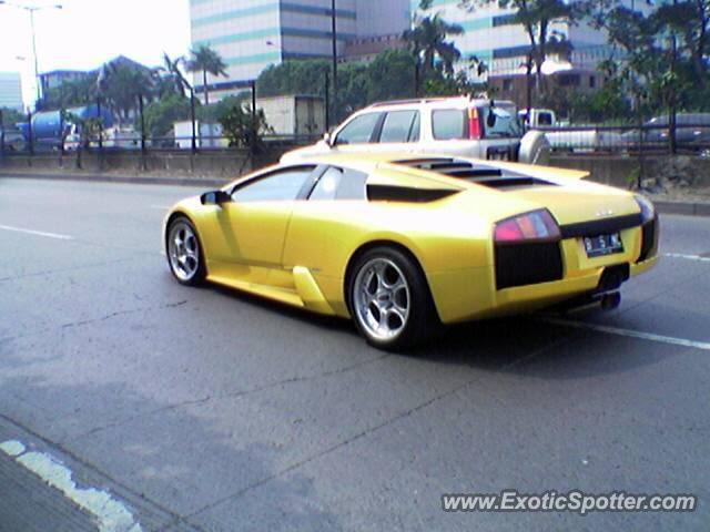 Lamborghini Murcielago spotted in Jakarta, Indonesia