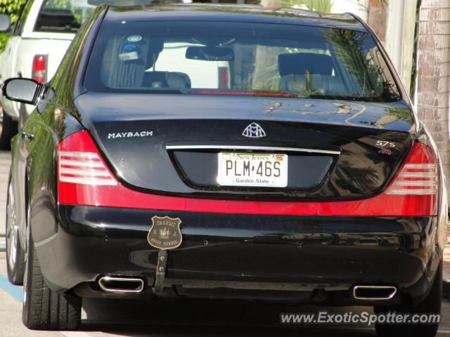 Mercedes Maybach spotted in Palm beach, Florida