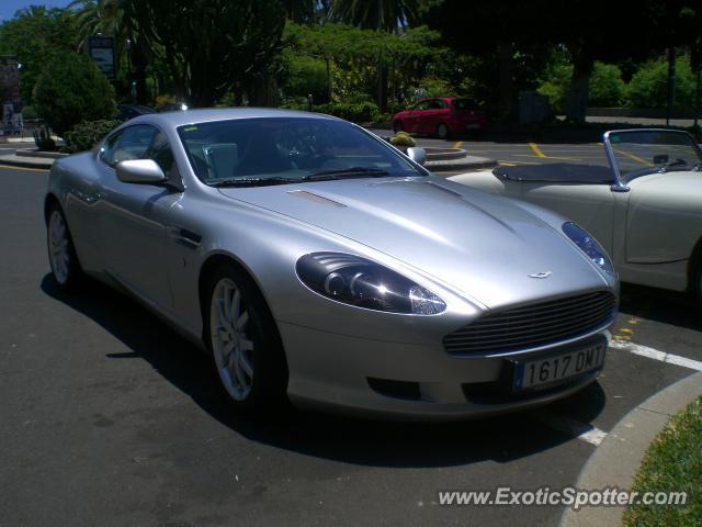 Aston Martin DB9 spotted in Tenerife, Spain