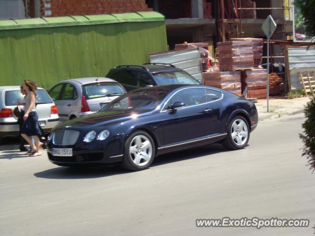 Bentley Continental spotted in Sofia, Bulgaria