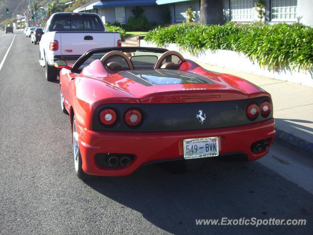 Ferrari 360 Modena spotted in Malibu, California