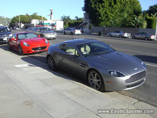 Aston Martin Vantage spotted in Malibu, California