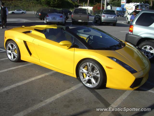 Lamborghini Gallardo spotted in Malibu, California