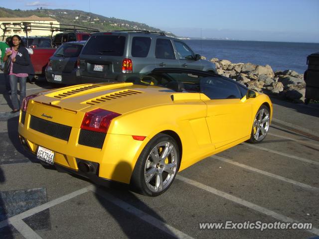 Lamborghini Gallardo spotted in Malibu, California