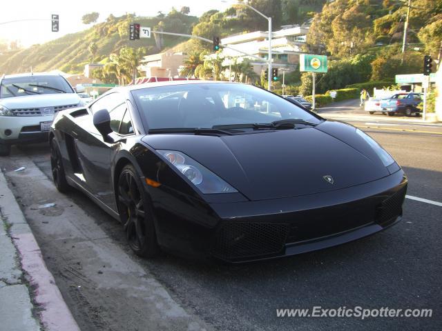 Lamborghini Gallardo spotted in Malibu, California