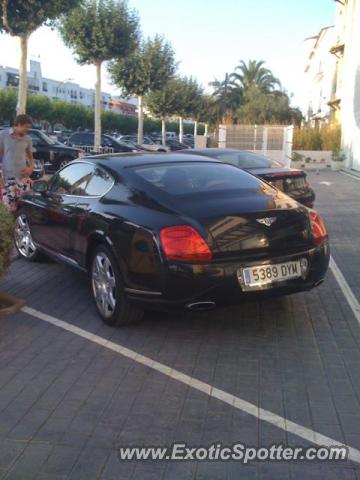 Bentley Continental spotted in Empuriabrava, Spain