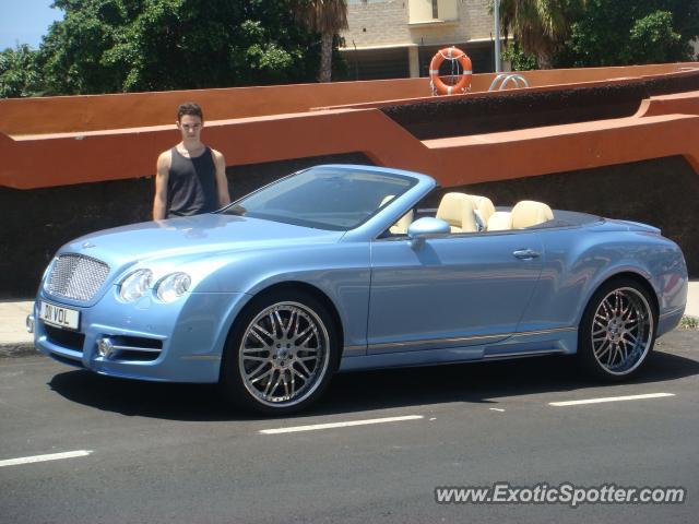 Bentley Continental spotted in Tenerife, Spain