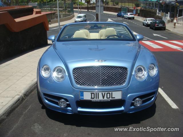 Bentley Continental spotted in Tenerife, Spain