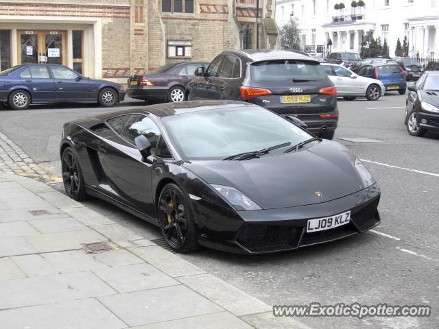 Lamborghini Gallardo spotted in London, United Kingdom