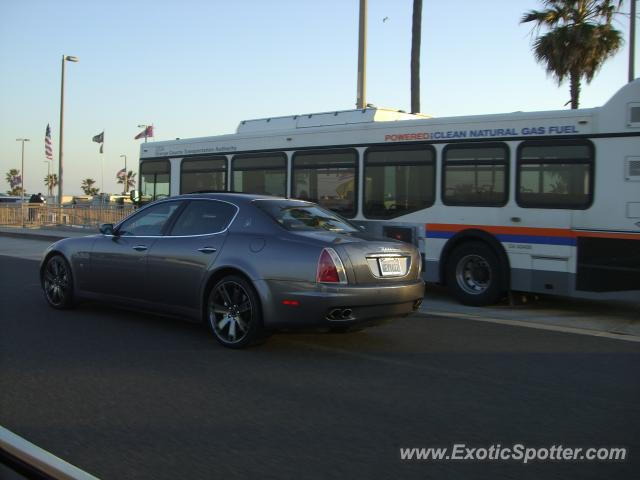 Maserati Quattroporte spotted in Huntington Beach, California