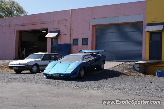 Lamborghini Countach spotted in Dunedin, New Zealand