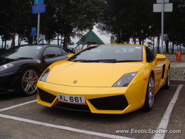 Lamborghini Gallardo spotted in Hong Kong, China