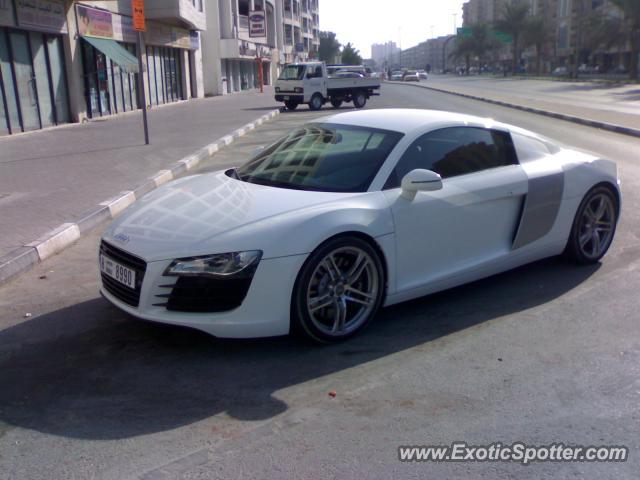 Audi R8 spotted in Dubai, United Arab Emirates