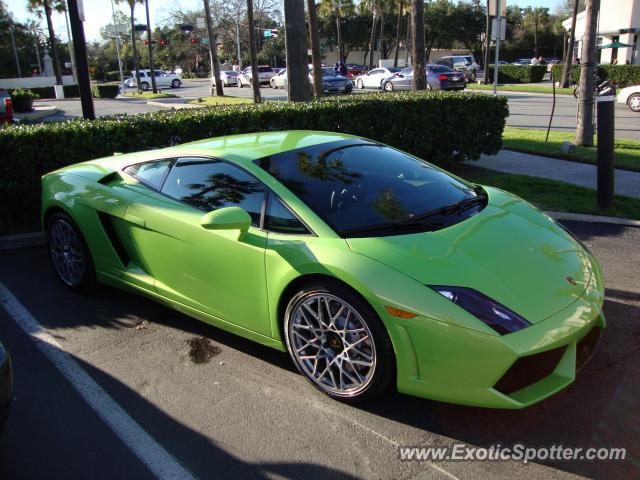 Lamborghini Gallardo spotted in Houston, Texas