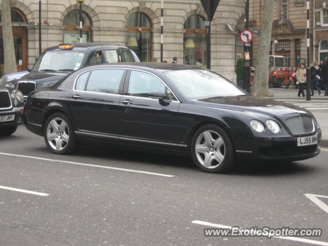 Bentley Continental spotted in London, England, United Kingdom