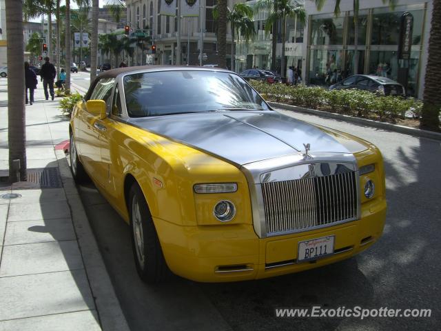 Rolls Royce Phantom spotted in Beverly Hills, California