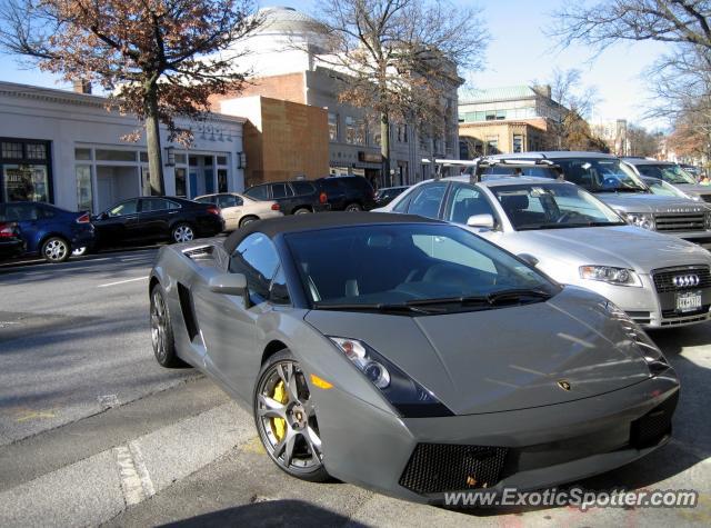 Lamborghini Gallardo spotted in Greenwich, Connecticut