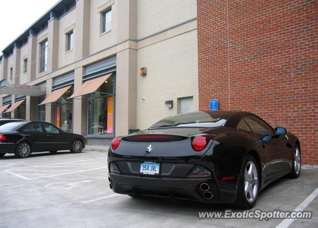 Ferrari California spotted in Greenwich, California