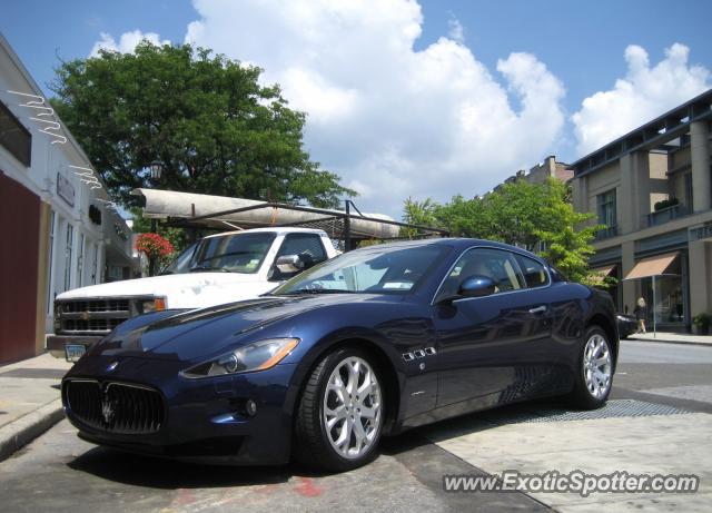 Maserati GranTurismo spotted in Greenwich, Connecticut