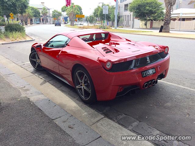 Ferrari 458 Italia spotted in Melbourne, Australia