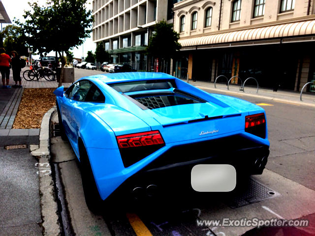 Lamborghini Gallardo spotted in Christchurch, New Zealand