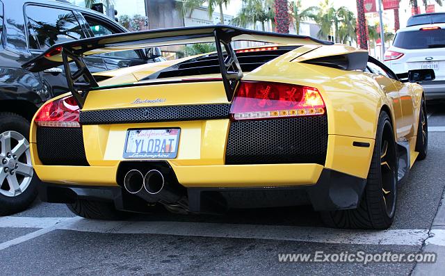 Lamborghini Murcielago spotted in Beverly Hills, California