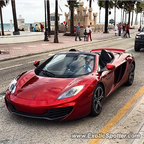 Mclaren MP4-12C spotted in Fort Lauderdale, Florida