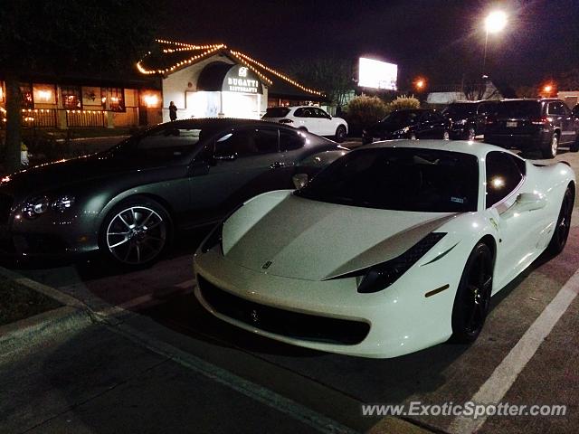 Ferrari 458 Italia spotted in Dallas, Texas