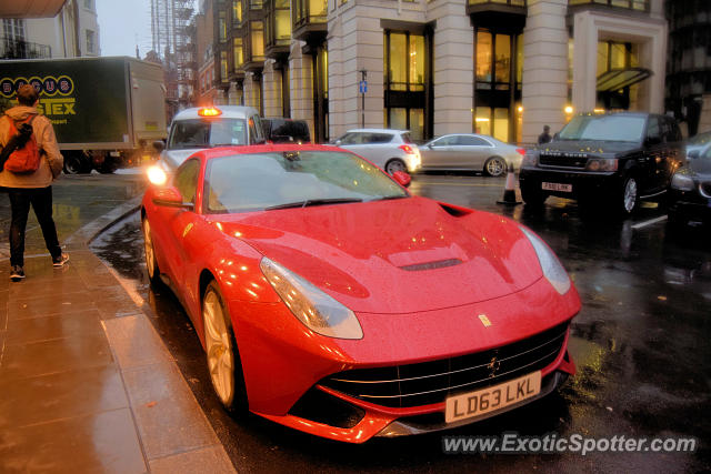 Ferrari F12 spotted in London, United Kingdom