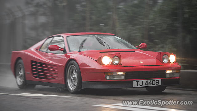 Ferrari Testarossa spotted in Hong Kong, China