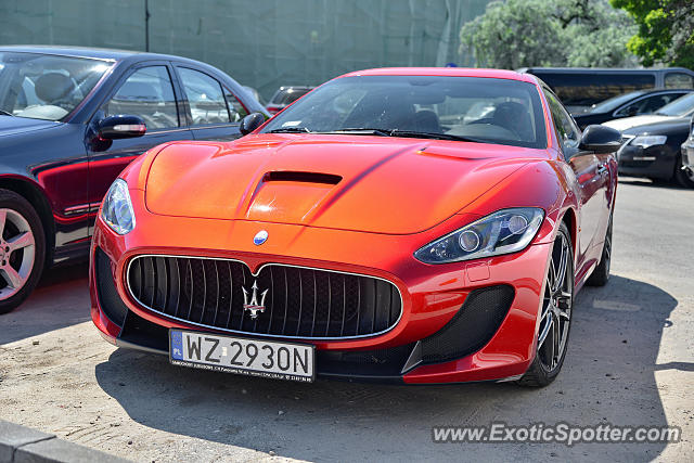 Maserati GranTurismo spotted in Warsaw, Poland