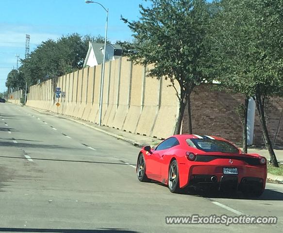 Ferrari 458 Italia spotted in Houston, Texas