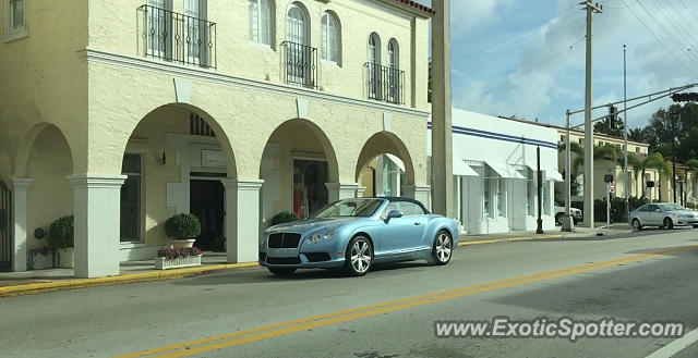 Bentley Continental spotted in Palm Beach, Florida