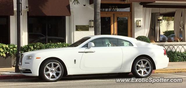 Rolls-Royce Wraith spotted in Palm Beach, Florida