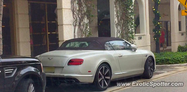 Bentley Continental spotted in Palm Beach, Florida