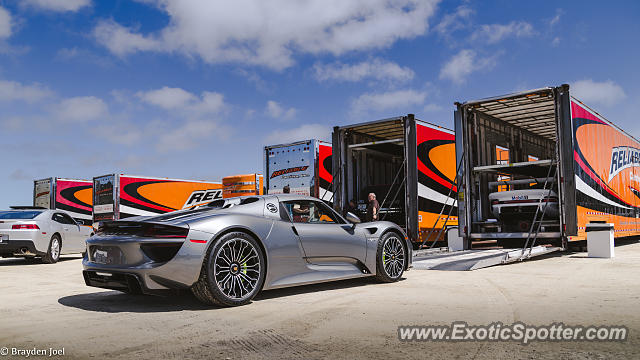 Porsche 918 Spyder spotted in Pebble Beach, California