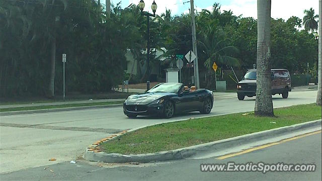 Maserati GranCabrio spotted in Fort Lauderdale, Florida