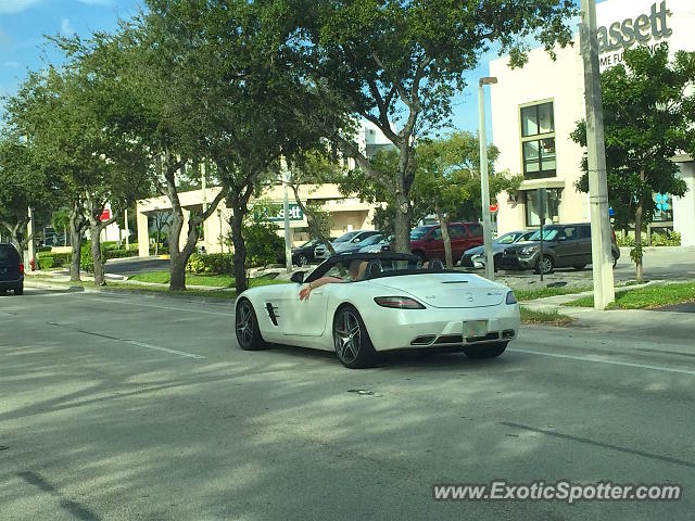 Mercedes SLS AMG spotted in Fort Lauderdale, Florida