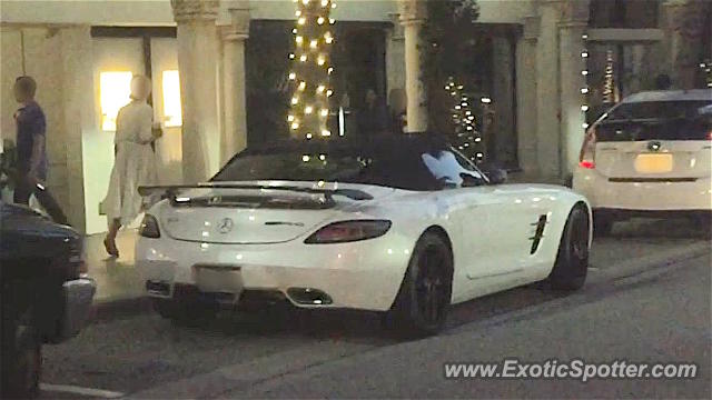 Mercedes SLS AMG spotted in Palm Beach, Florida