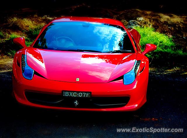 Ferrari 458 Italia spotted in Sydney, Australia