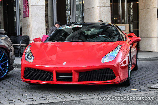 Ferrari 488 GTB spotted in Düsseldorf, Germany